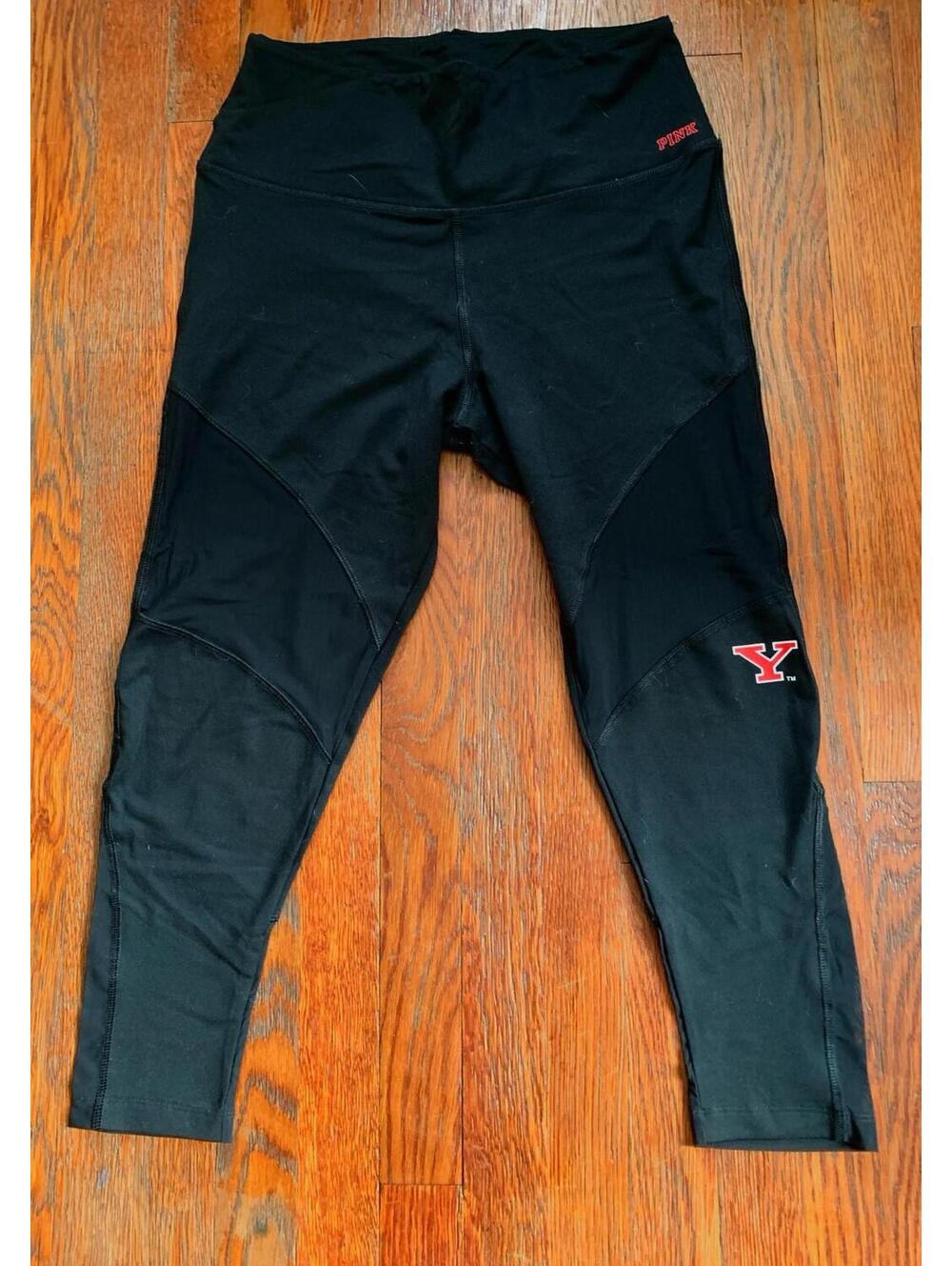 Victorias Secret Ultimate Pink Youngstown State University YSU Black Activewear